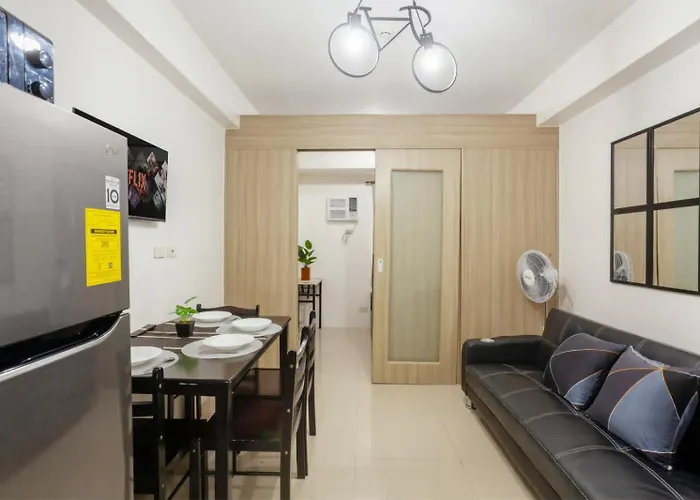Shore Residences Tower D One Bedroom Good For 4 Persons - 10 Minutes To Mall Of Pasay